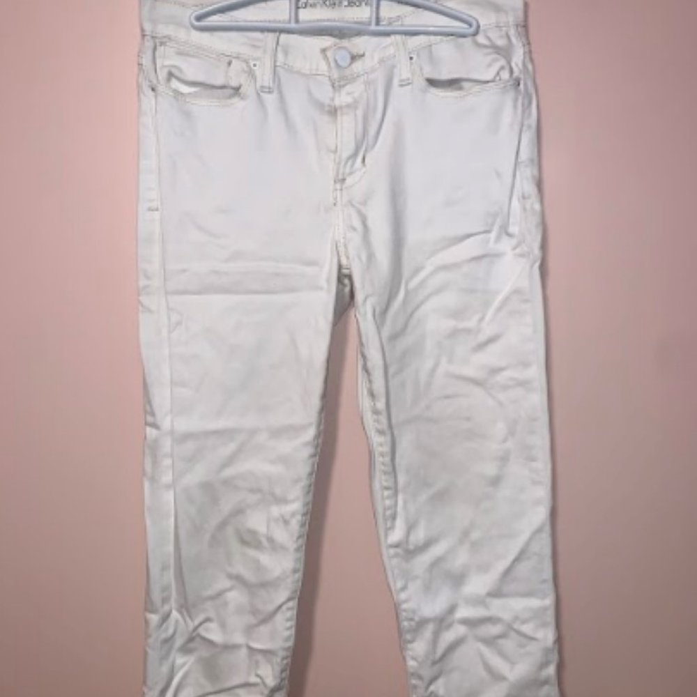 White Calvin Klein Jeans